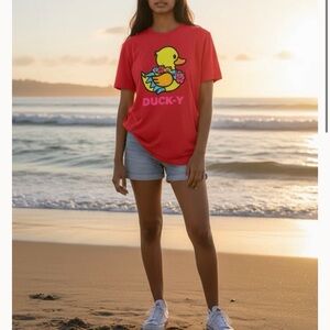 DUCK-Y ALOHA UNISEX T-SHIRT